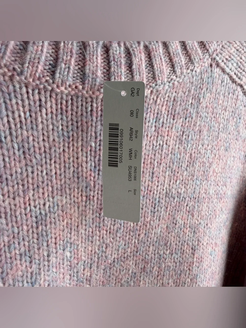NWT JCrew Alpaca-blend crewneck sweater Size Large